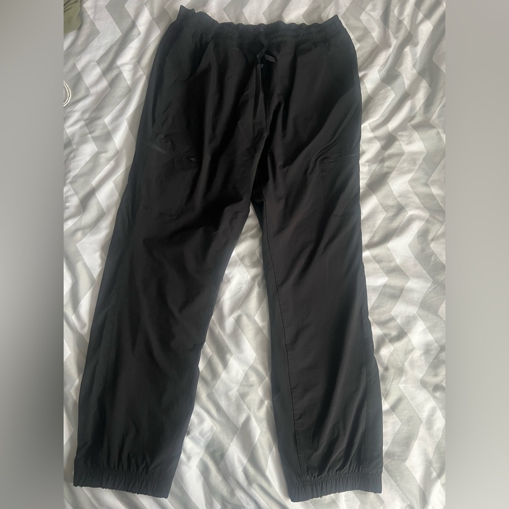 Women’s Eddie Bauer fleece lined black joggers